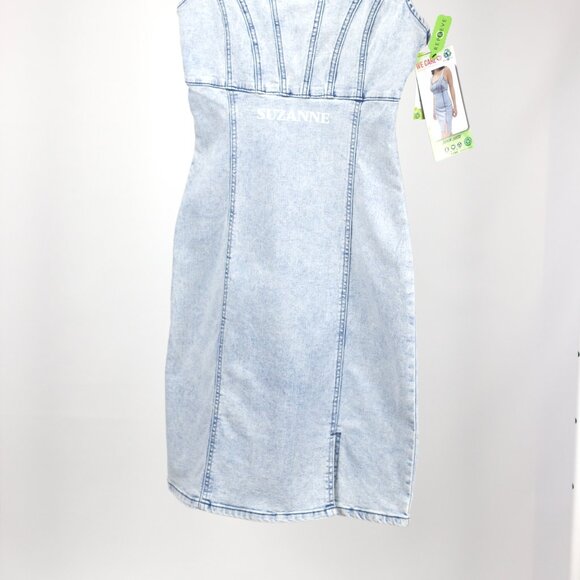 REWASH | CUSTOMIZABLE DENIM DRESS W/ NAME - Picture 13 of 14